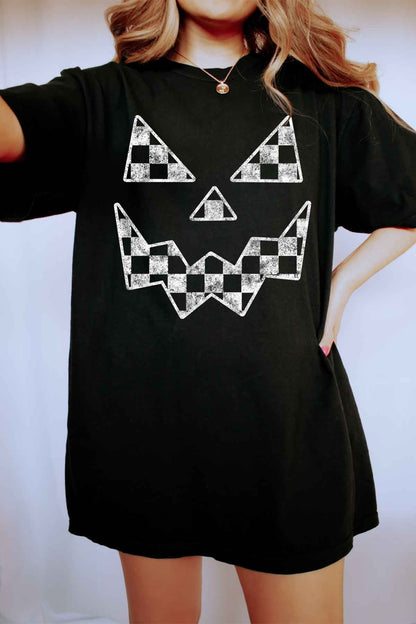 Halloween Checkered Jack Shirt