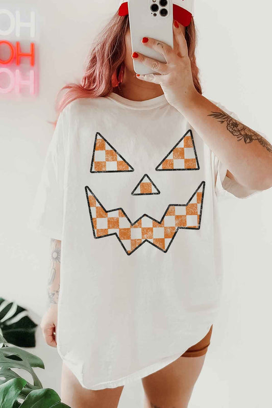 Halloween Checkered Jack Shirt