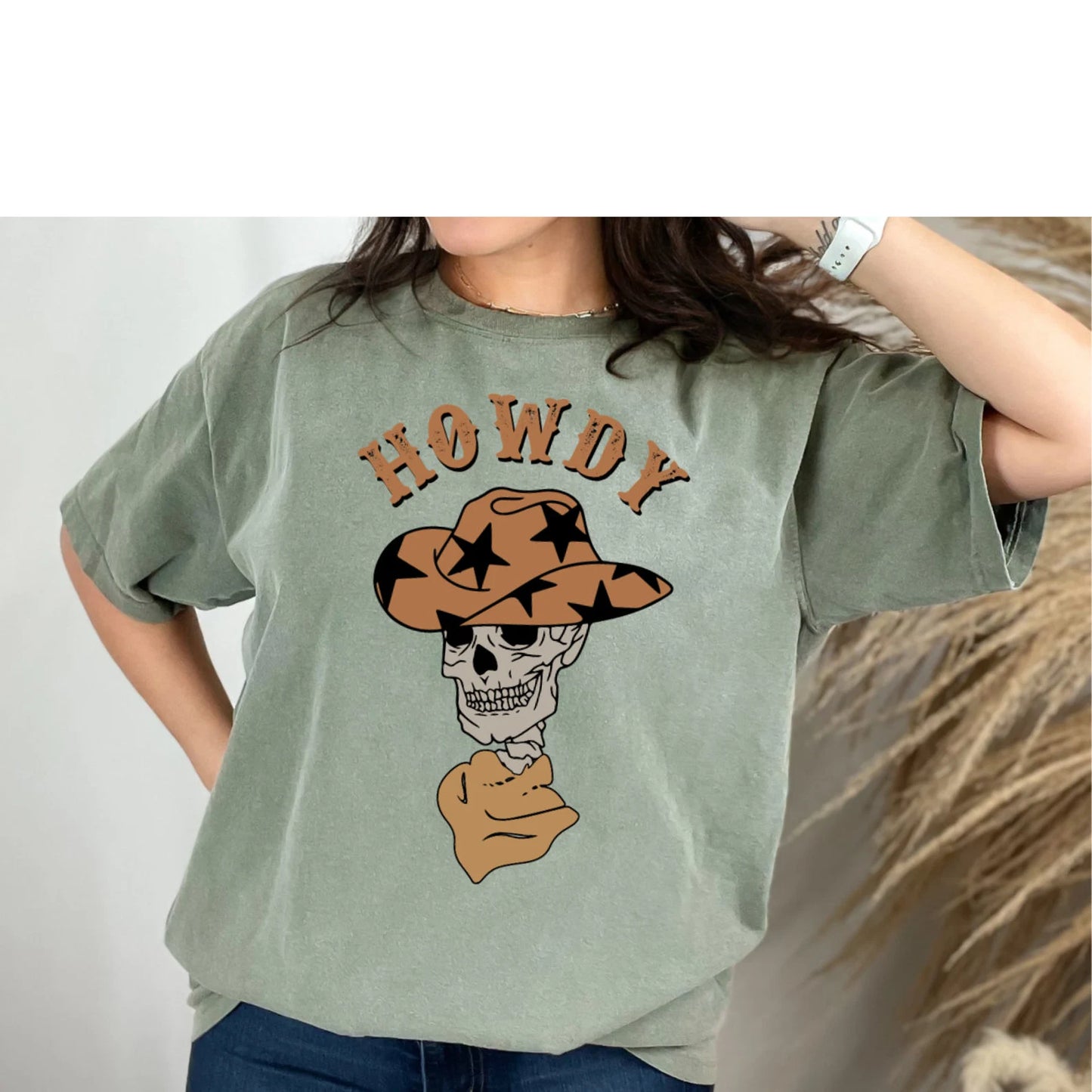 Howdy Skeleton Shirt Western